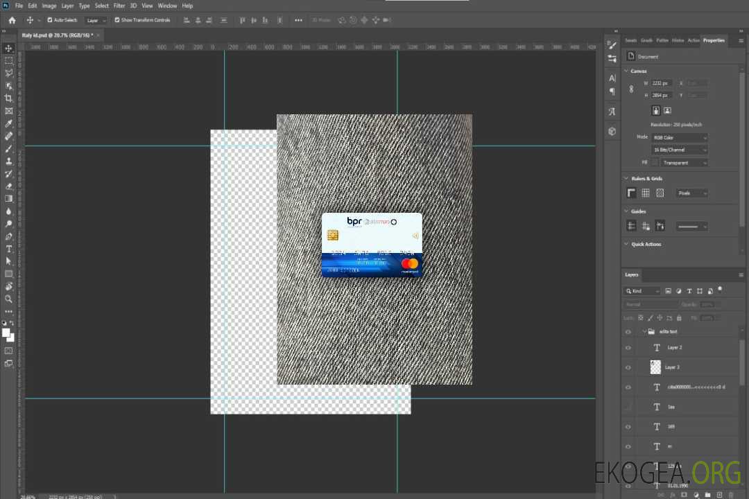 Photolook mastercard de la banque Rwanda BPR avant template Photolook mastercard de la banque Rwanda BPR avant template